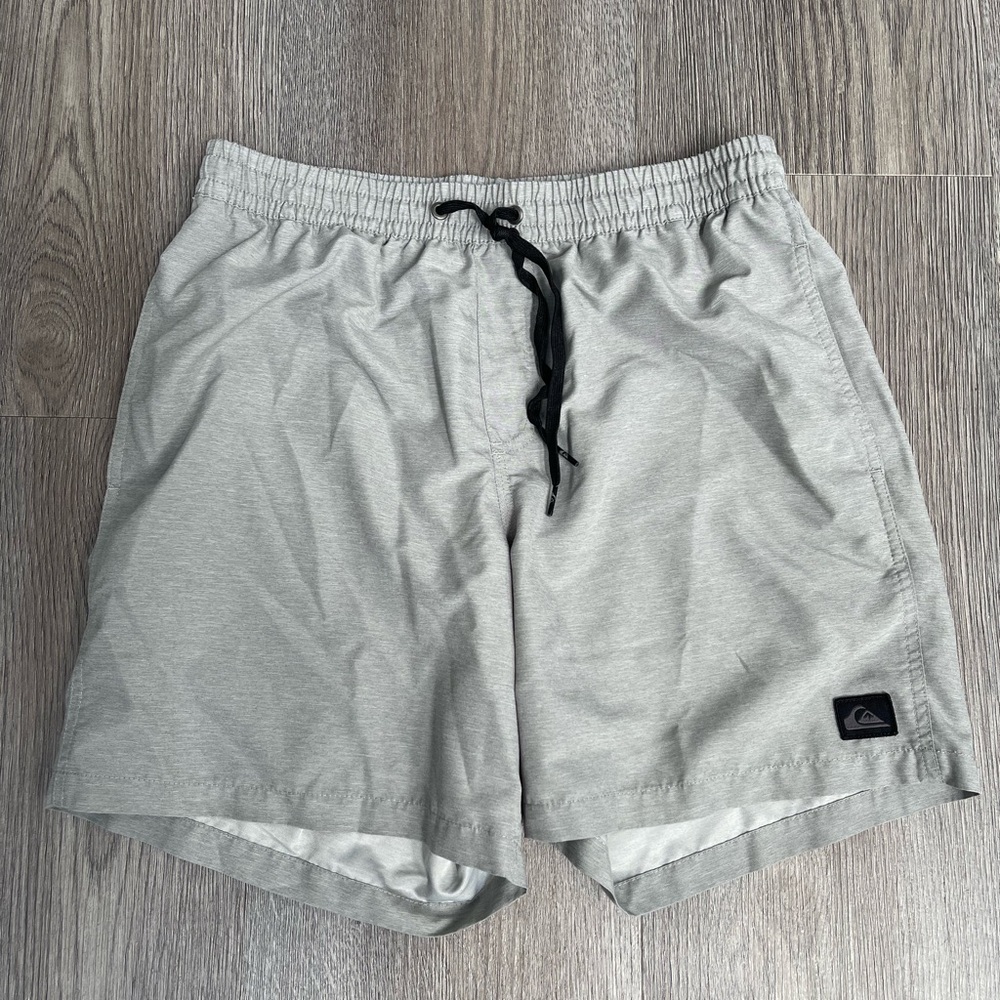 Quiksilver Light Gray Recycled Shorts